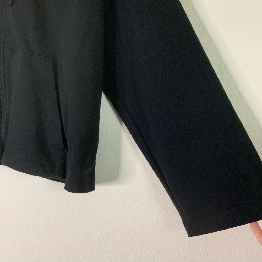 Nike sportswear Womens black full zip wide arm hooded sweater L - Picture 8 of 8